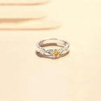 Bague de couple Soleil et Lune