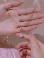 Collier plaqué or 24 carats