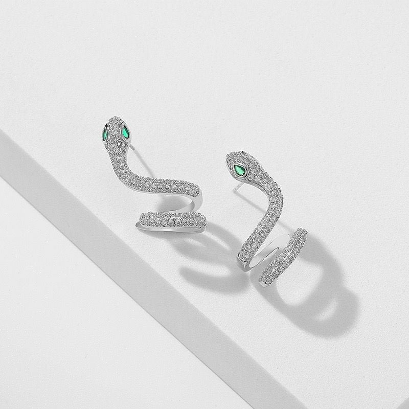 Boucles d'oreilles serpent Sinistra