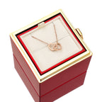 Boîte à bijoux Rose Éternelle avec collier