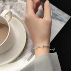 Bracelet élégant avec nœud en diamant