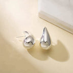 Boucles d'oreilles pendantes élégantes en forme de goutte