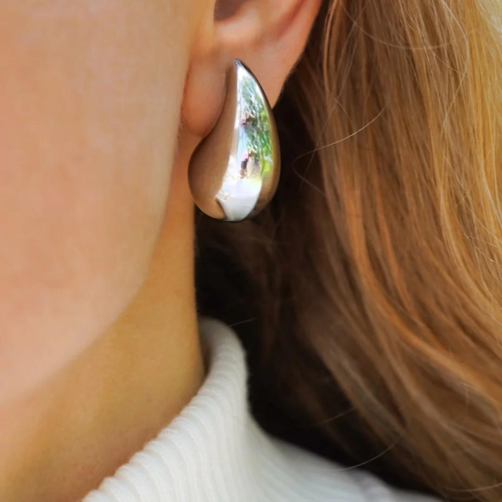 Boucles d'oreilles pendantes élégantes en forme de goutte