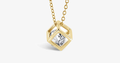Collier cube doré