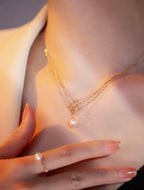 Collier plaqué or 24 carats