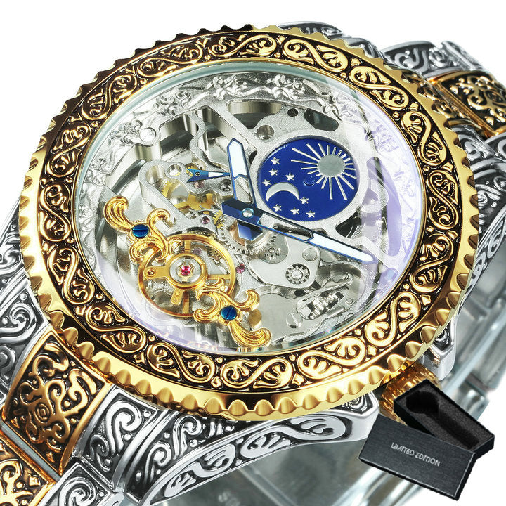 Montre automatique Tourbillon Vintage Moon
