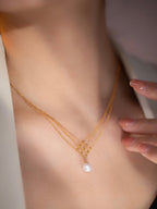 Collier plaqué or 24 carats