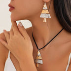 Collier et boucles d'oreilles de Noël