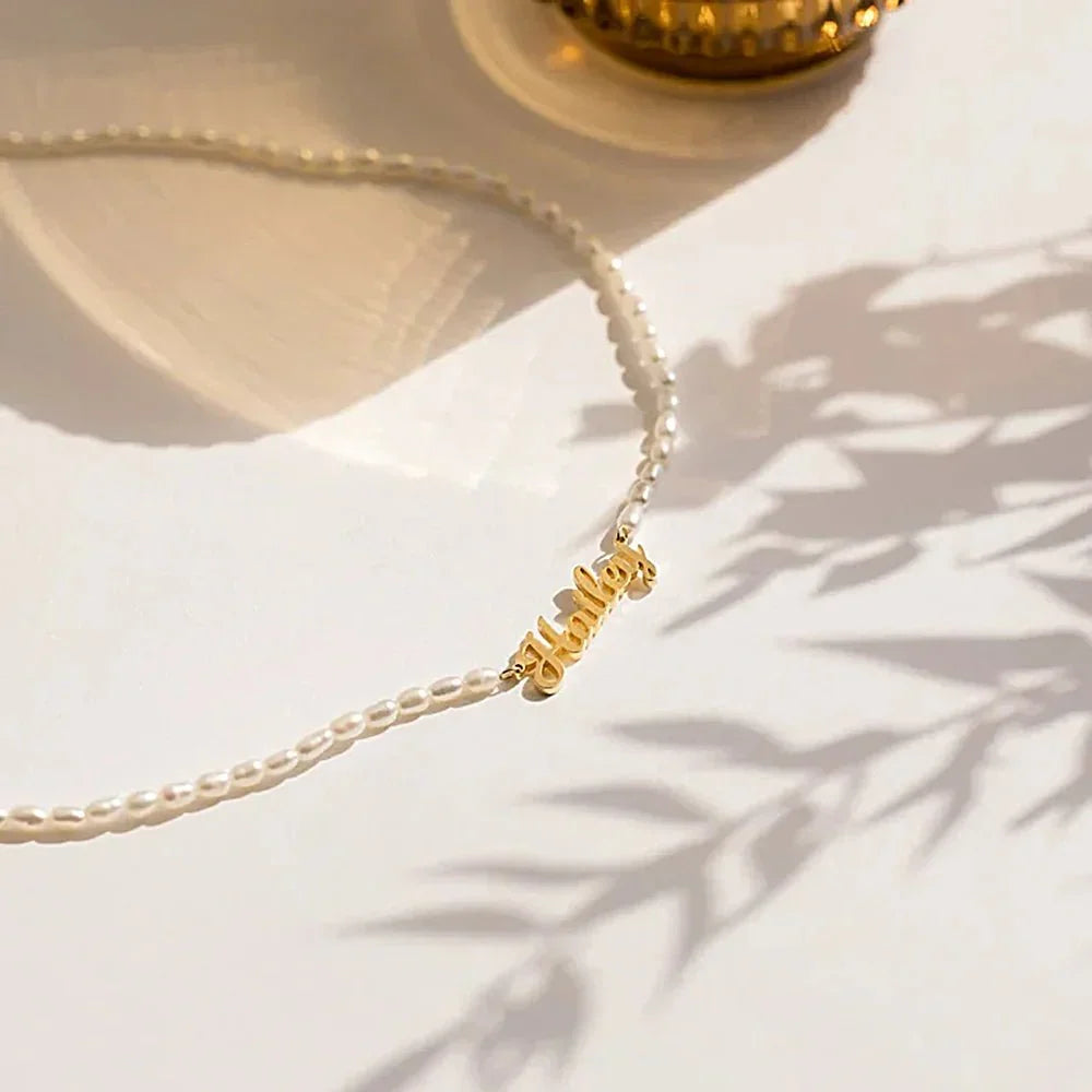 Collier à perles personnalisé