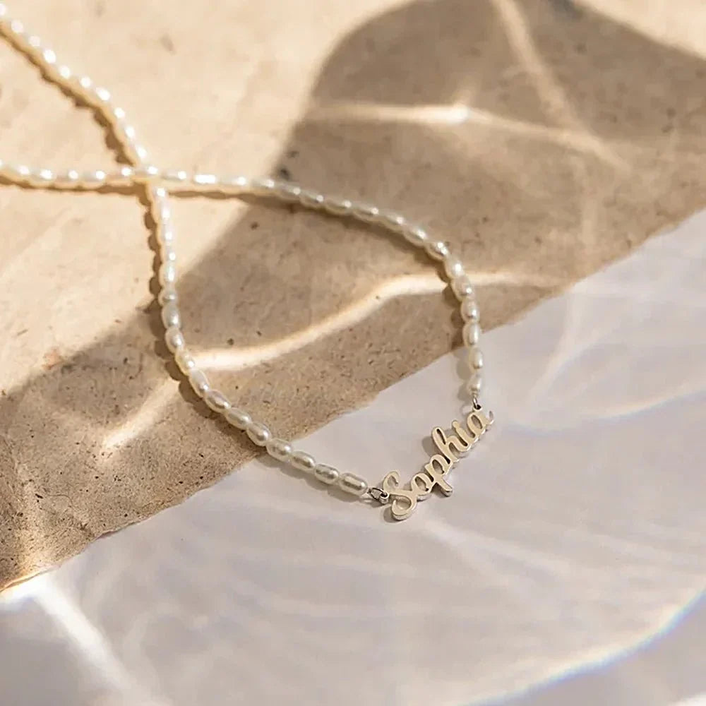 Collier à perles personnalisé