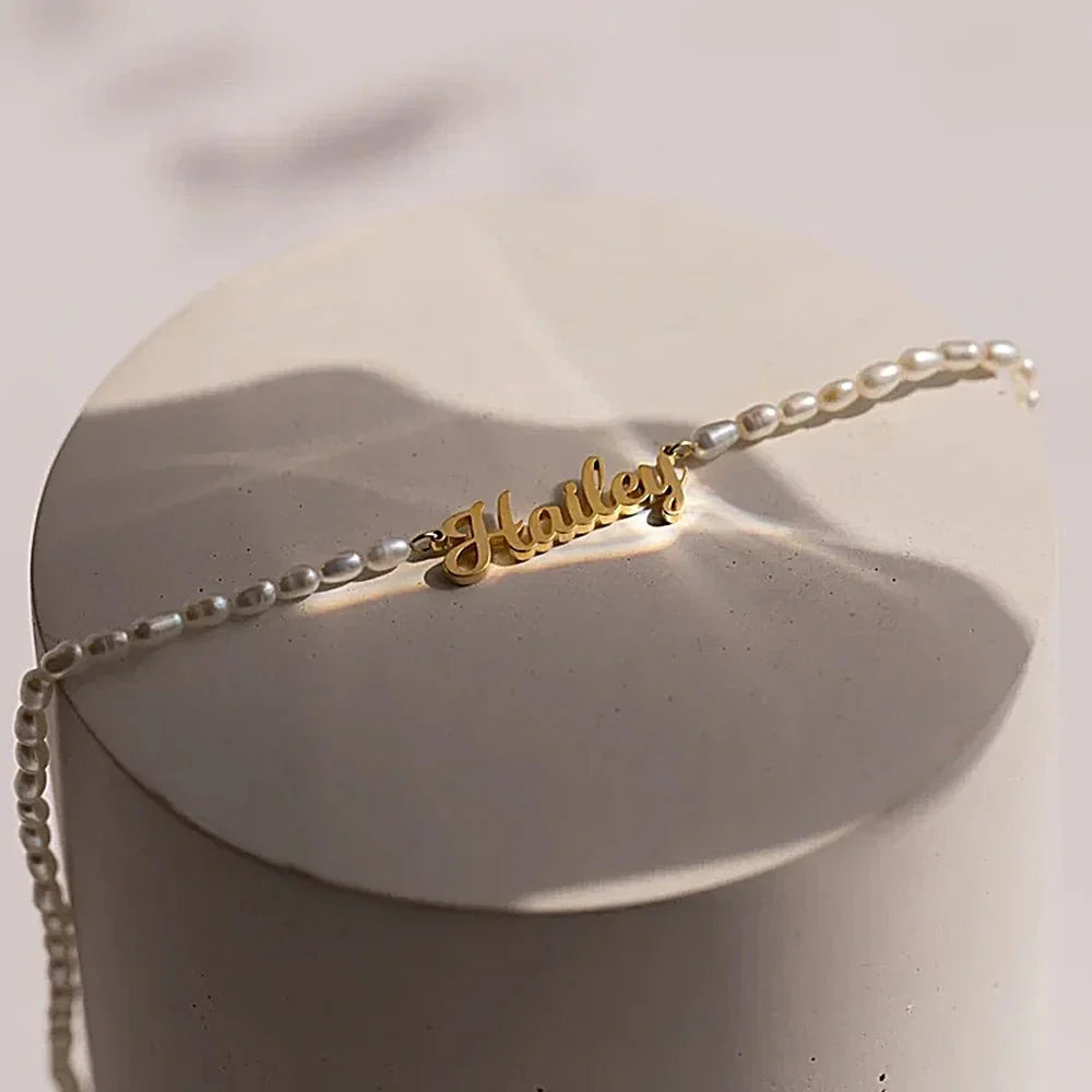 Collier à perles personnalisé