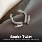Boucles d'oreilles serpent Sinistra