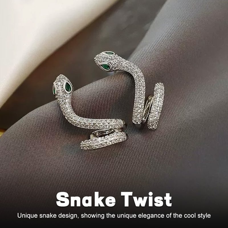 Boucles d'oreilles serpent Sinistra
