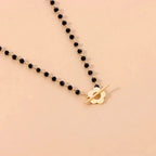 Collier ras-de-cou floral avec fermoir fleur