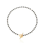Collier ras-de-cou floral avec fermoir fleur