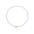 Collier ras-de-cou floral avec fermoir fleur