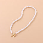 Collier ras-de-cou floral avec fermoir fleur
