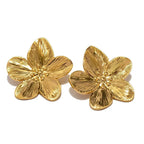 Boucles d'oreilles fleurs d'hibiscus
