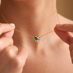 Ensemble collier et bracelet cœur Forever Linked