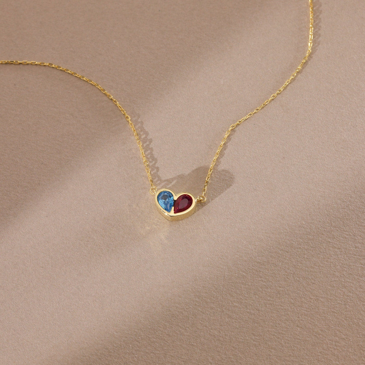 Ensemble collier et bracelet cœur Forever Linked