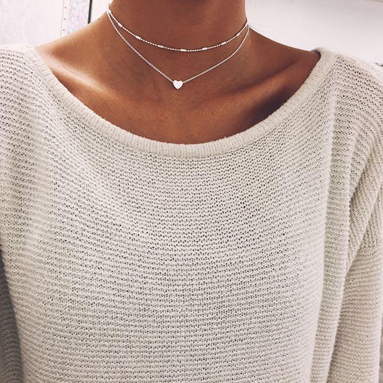 Choker cœur simple