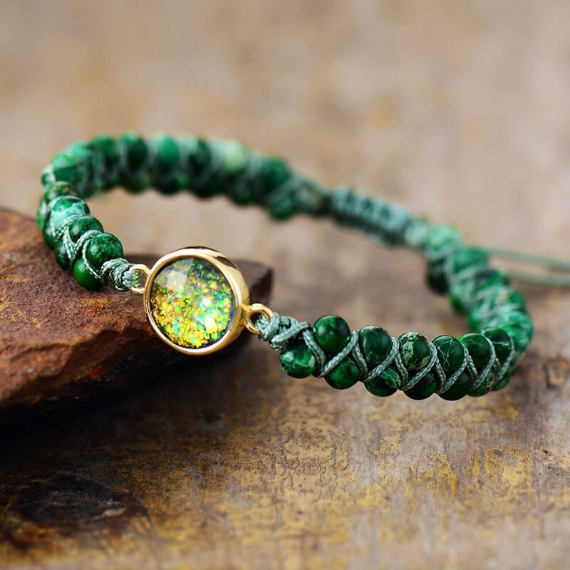Bracelet Gaia en opale et jaspe