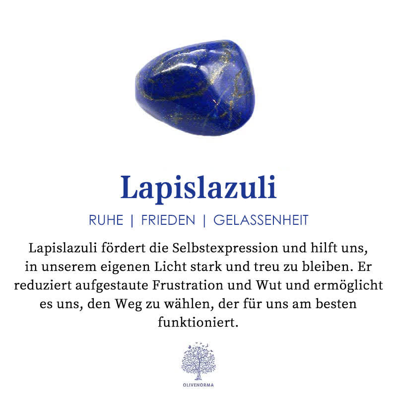 Collier spirituel Orion avec œil de tigre et lapis-lazuli