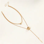Collier superposé à double cercle