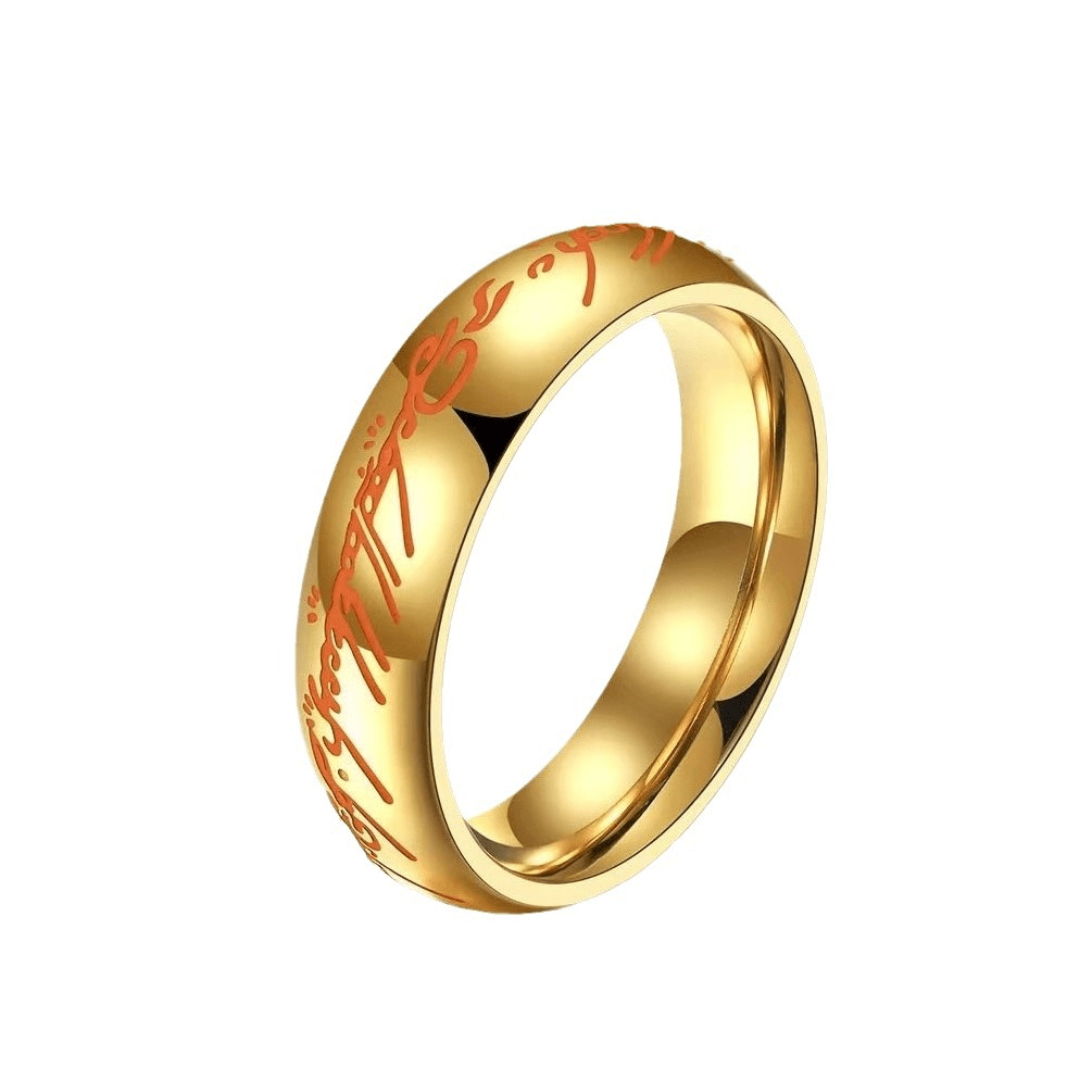 Bague gravée lumineuse – Bijou phosphorescent pour la positivité