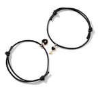 Bracelets couple minimalistes cadenas et clé