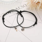 Bracelets couple minimalistes cadenas et clé