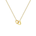 Collier minimaliste cœur verrou d'amour