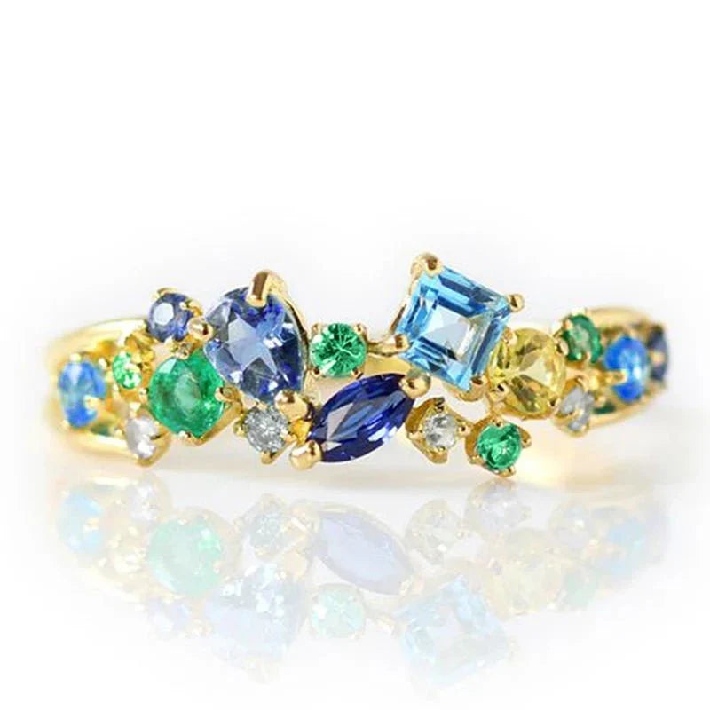 Bague scintillante Oceanic Gem Mine