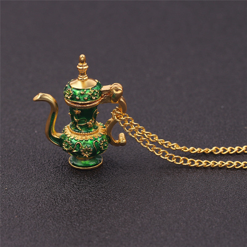 Collier tasse à thé créatif