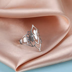 Bagues vintage lotus Bouddha