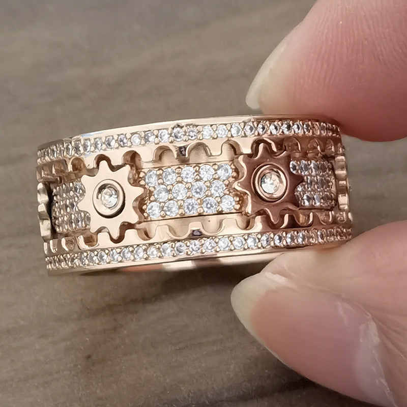 Bague rotative GearRing en acier inoxydable