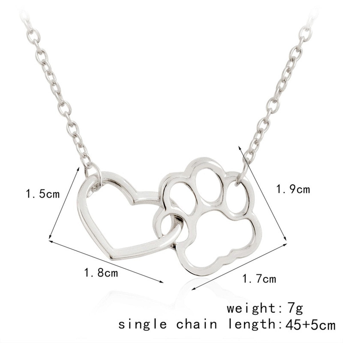 Collier patte de chat