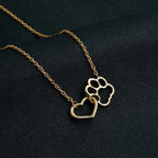 Collier patte de chat