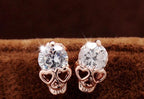 Boucles d'oreilles tête de mort