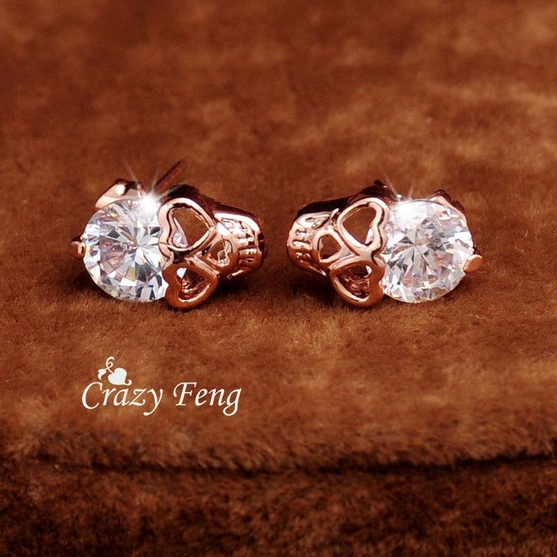 Boucles d'oreilles tête de mort