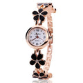 Montre pour femme avec bracelet floral