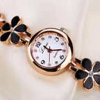 Montre pour femme avec bracelet floral