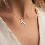 Collier monogramme personnalisé minimaliste