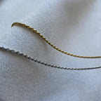 Ensemble de bracelets pour couples en chaîne torsadée romantique
