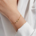Bracelet contrastant Forever Linked en argent S925