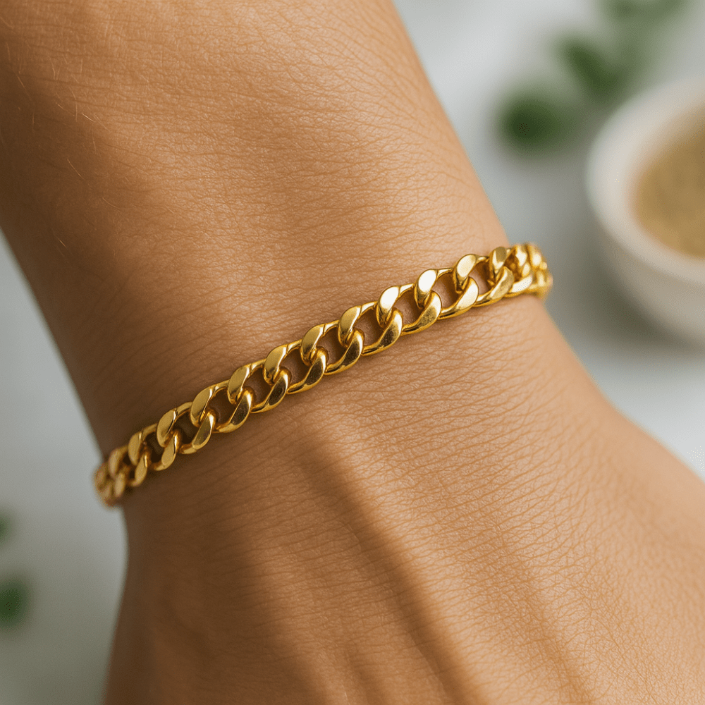 Bracelet en acier inoxydable à maillons