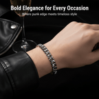 Bracelet en acier inoxydable à maillons