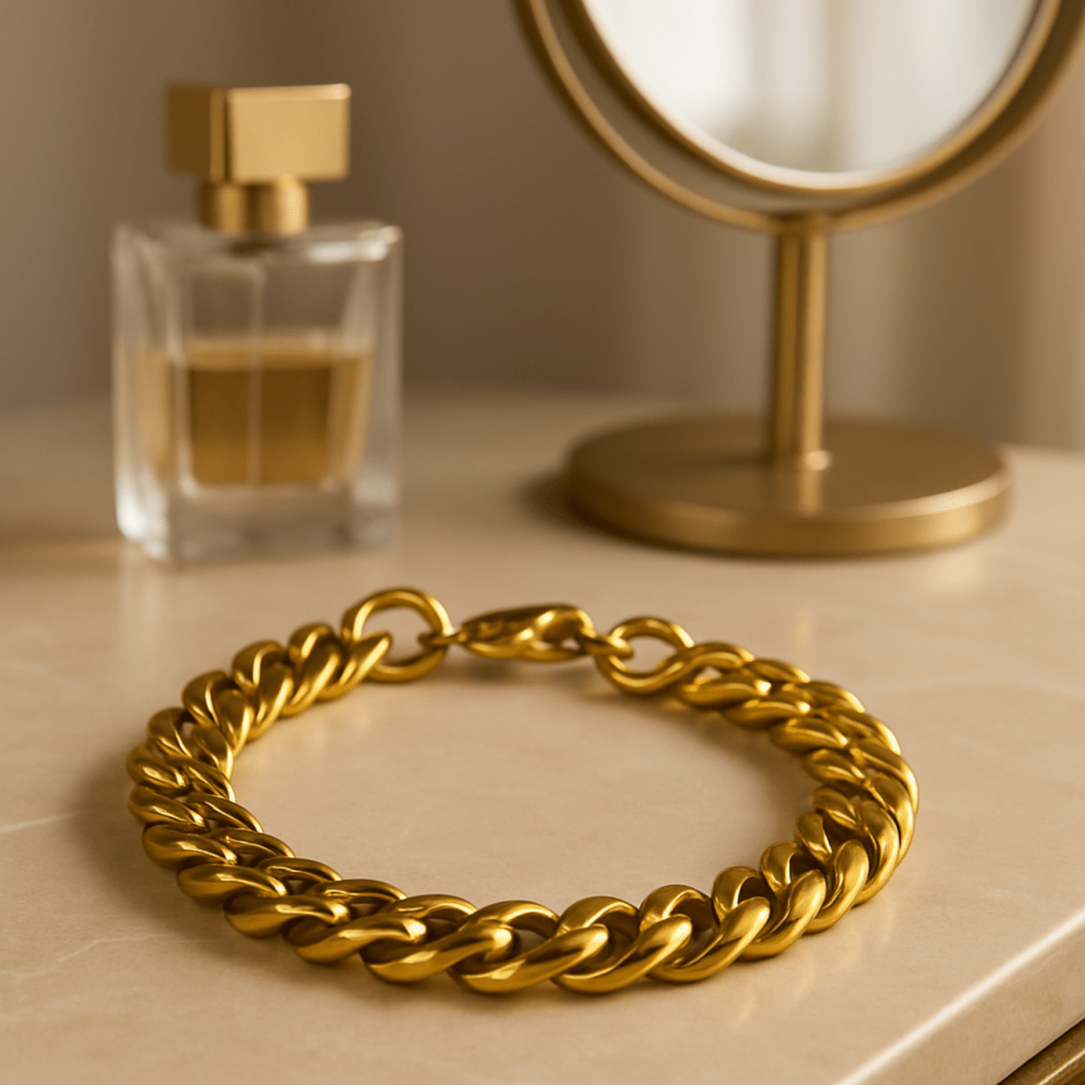 Bracelet en acier inoxydable à maillons